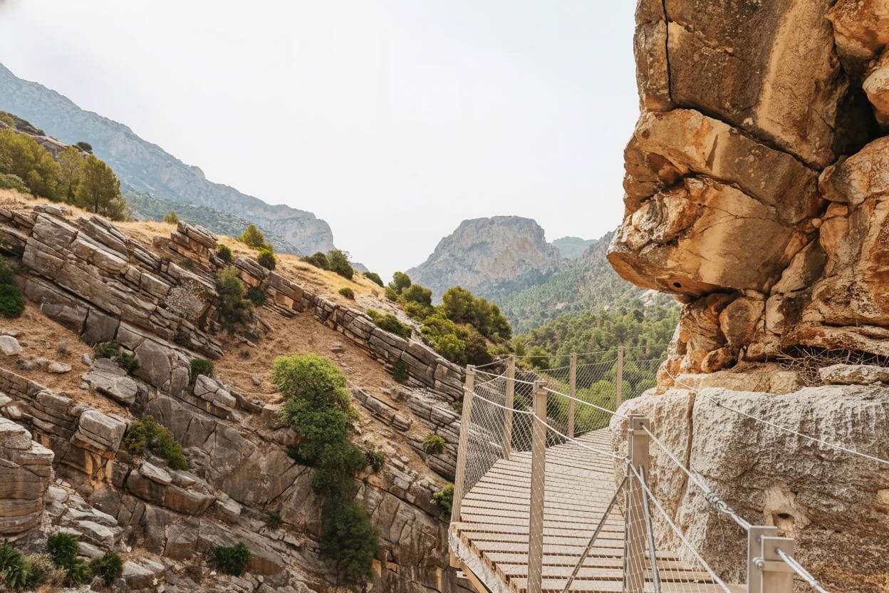 Caminito del Rey suspension bridge